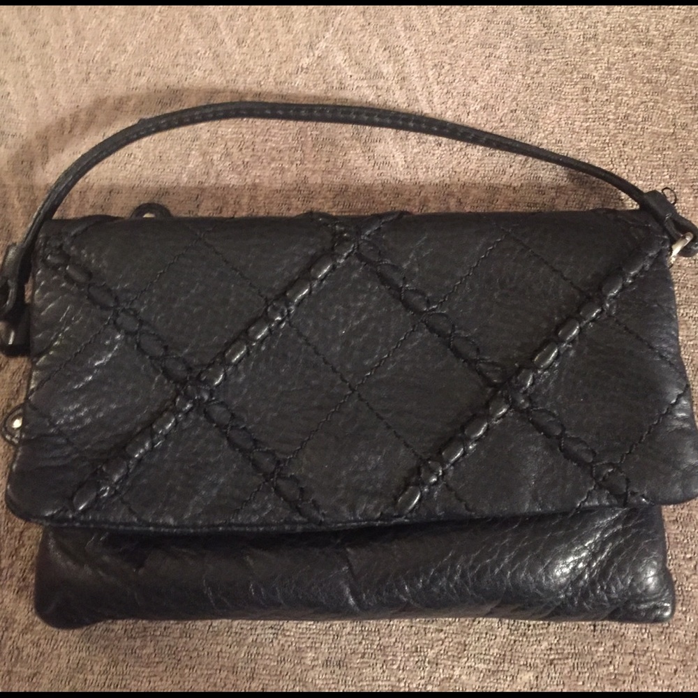 Leather wristlet..